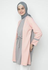 Gambar Eiza by duapola Outer Look Tunik Atasan Muslim 8837 - Silver - M dari Eiza by duapola Kab. Tangerang 2 Tokopedia