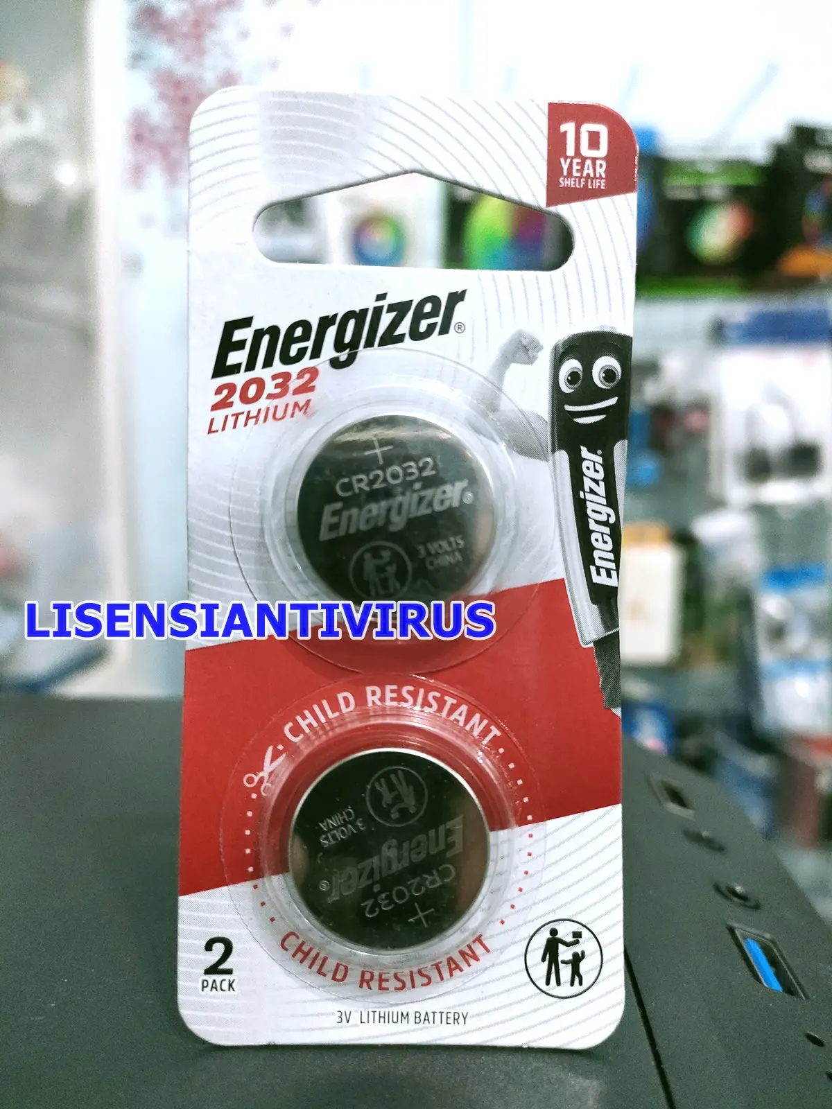 Batrai Baterai Battery Lithium Energizer ECR 2032 CR2032 BP2 3V