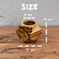 Gambar Kepal - Pot Kayu Geometris dari Tumbuh Sepetak Kota Depok 2 Tokopedia