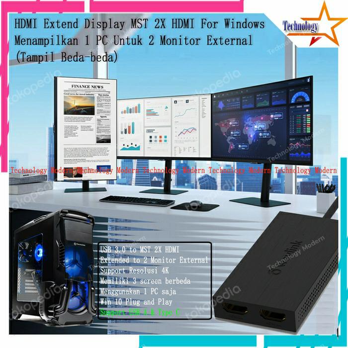 Multiple Monitor USB 3.0 to Dual HDMI Extend Display 2 Monitor for MAC