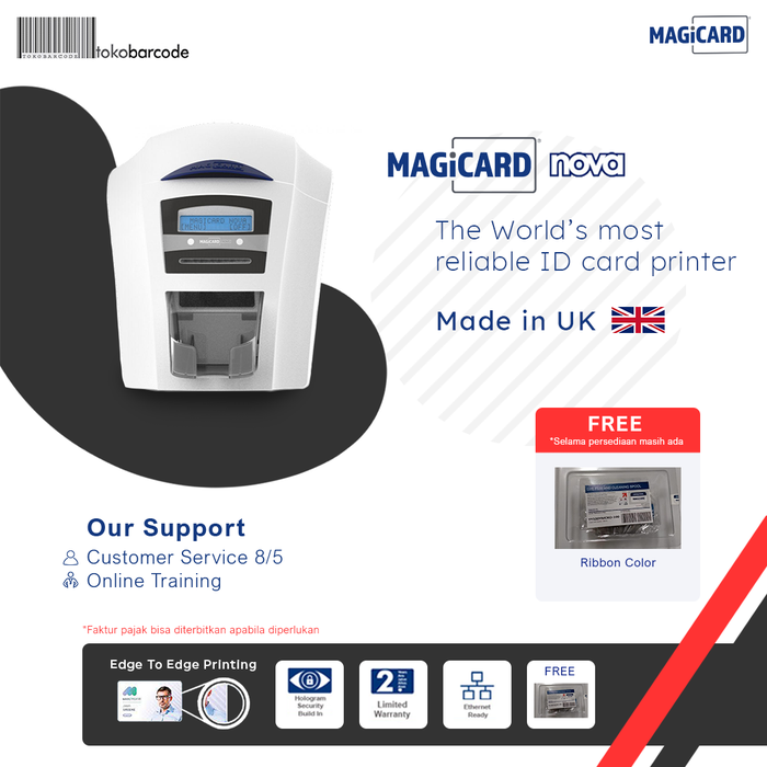 Gambar ID CARD PRINTER MAGICARD NOVA dari TokobarcodeJKT Kota Administrasi Jakarta Pusat Tokopedia