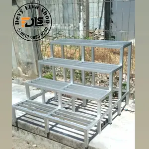 Standing planter rak pot bunga - susun 4 custom