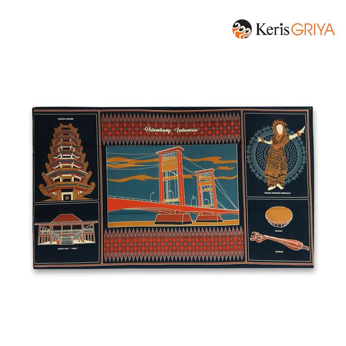Gambar Batik Keris Hiasan Dinding Packing Motif Icon Palembang - Hitam dari BATIK KERIS OFFICIAL Kab. Sukoharjo 3 Tokopedia