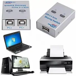 USB Sharing Switch 2port /Auto Switch Printer 2 port /Printer switch