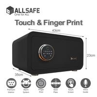 Gambar Tempat penyimpanan Fingerprint ALLSAFE AS-ES 23 TOUCH - Black dari Biru International Kota Administrasi Jakarta Utara 5 Tokopedia