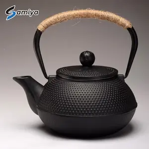 Japanese iron pot classic style / teko teh air kopi black infuser