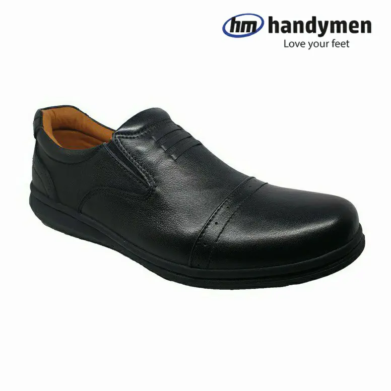Handymen FG 02 Sepatu Kulit Dress Loafers - Black 0