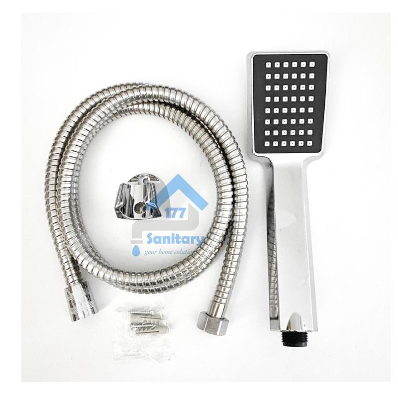 Paket Shower mandi Minimalis Segi BT7-6031- HandShower kotak dan kran 3