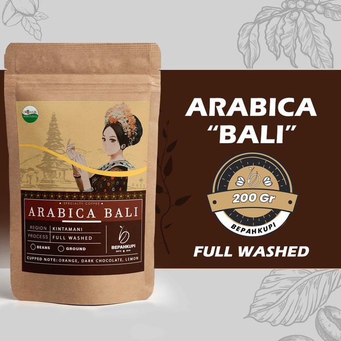 Gambar Kopi Organik Arabika Bali Kintamani BEPAHKUPI 100-200 Gr || Biji/Bubuk - 100 Gr, Biji dari Bepahkupi Indonesia Kab. Tangerang Tokopedia