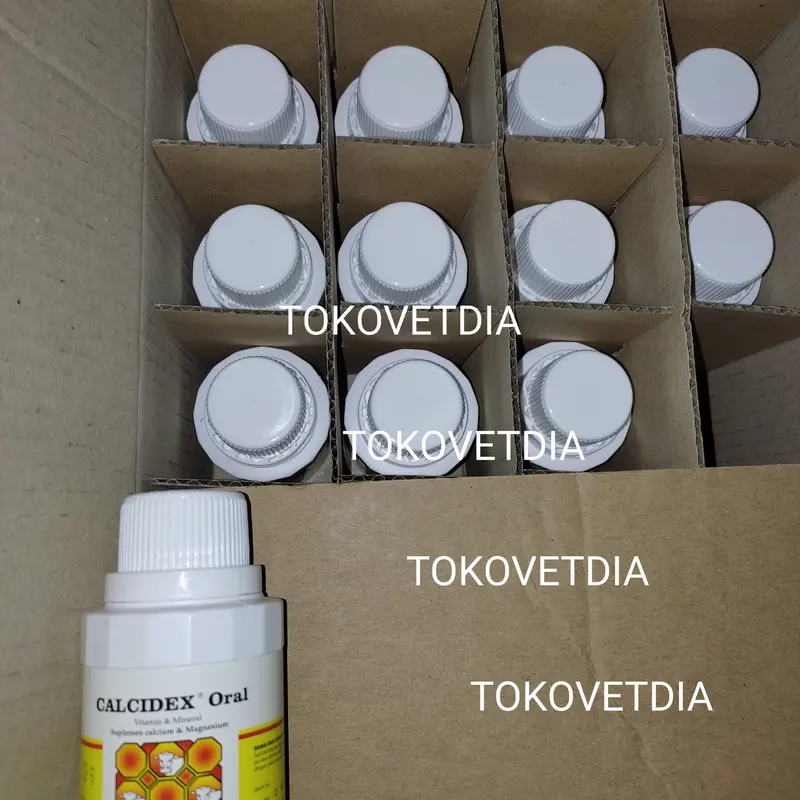 Calcidex Oral 100 ml Kalsium Calcium Sapi Ambruk SANBE 2
