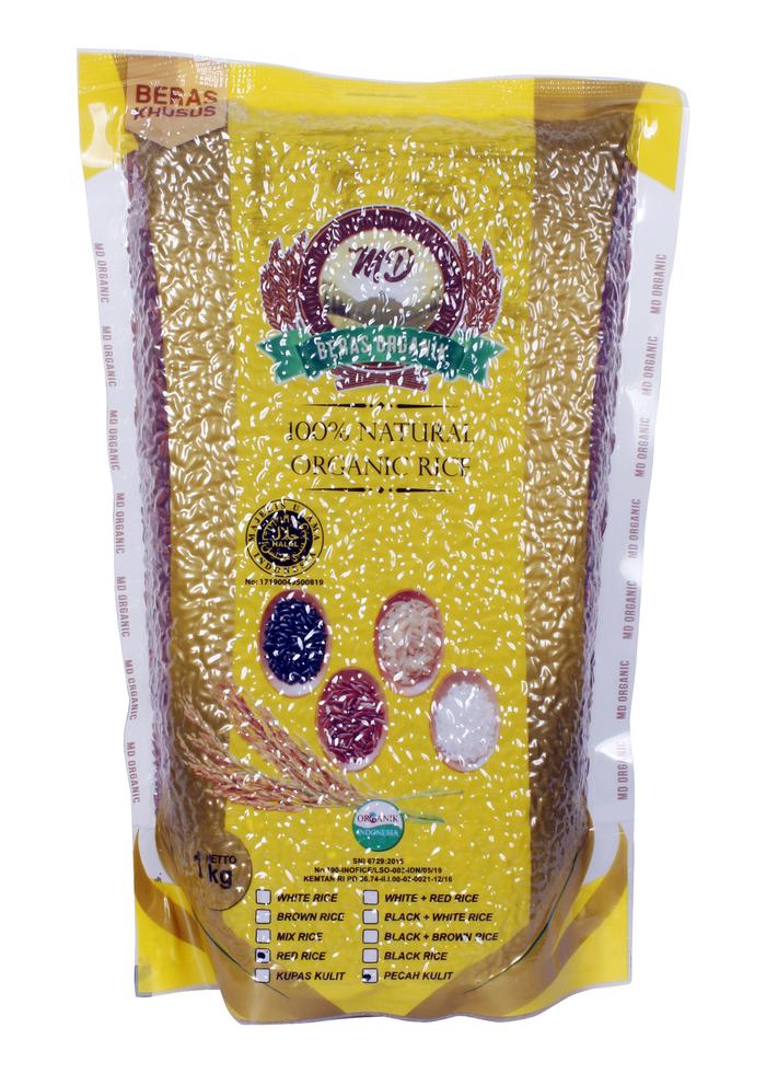 Gambar MD Organic Rice Red Pecah Kulit 1Kg dari MD Organic Store Kota Tangerang Selatan Tokopedia