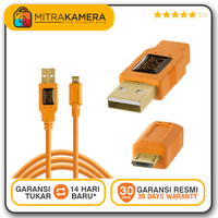 Gambar Tether Tools Pro USB 2.0 to Micro B 5 Pin (4.6m) - Orange dari Mitrakamera Kota Administrasi Jakarta Selatan 1 Tokopedia