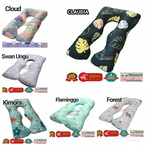 Bantal Hamil bolak balik Motif panda Perlengkapan Ibu Bayi