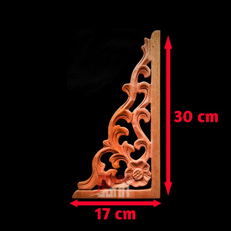 Ornamen ukir kayu sudut 1