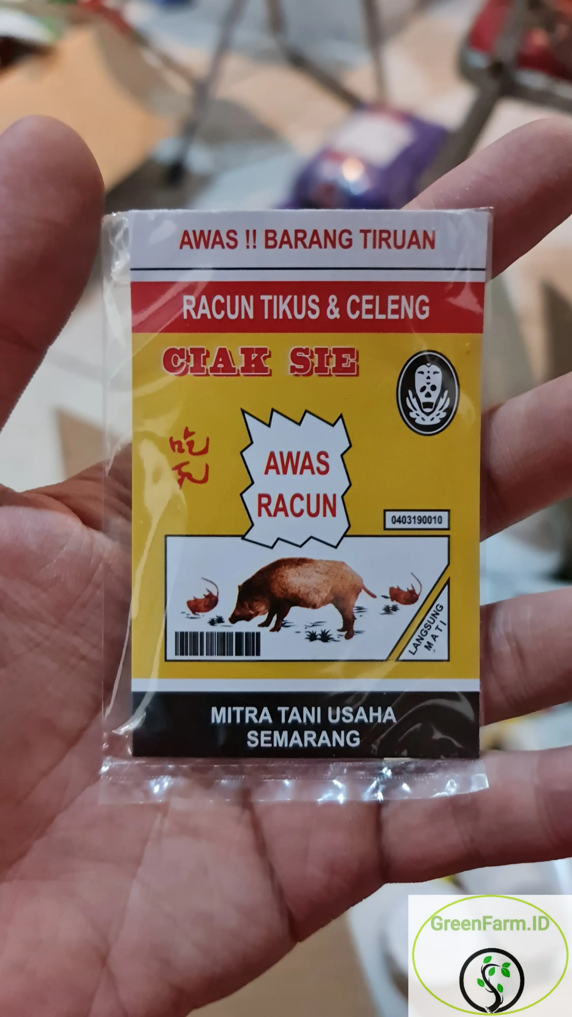 Racun tikus Themix atau timek atau temik