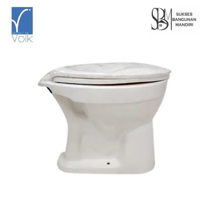 Closet Duduk + Tutup Volk C-509 White 0