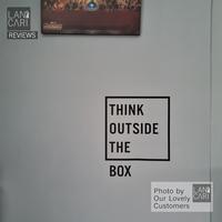 Gambar Sticker Decal Stiker wall Cutting Quotes Think The Box - Hitam dari LANCARI Kota Administrasi Jakarta Pusat 3 Tokopedia