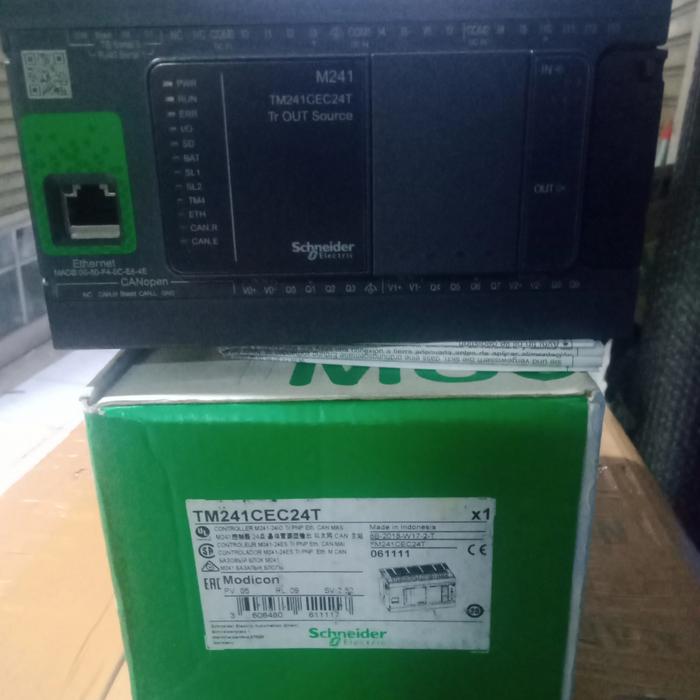 Schneider Electric TM241CEC24T Modicon (Ohne Deckel & ohne Anschlussstecker Schneider Electric TM241CEC24T Modicon (Ohne Deckel & ohne Anschlussstecker