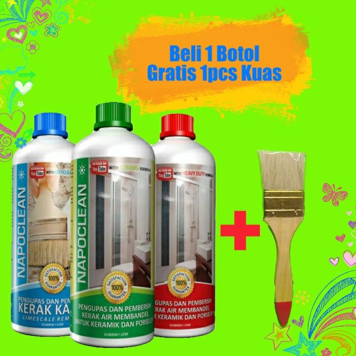 Gambar napoclean limescale remover(pembersih keramik,kaca,closed tanpa HCL dan hanya dikuas) dari Urwatul Wutsqa Kota Administrasi Jakarta Timur Tokopedia
