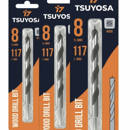Gambar Mata Bor Kayu Tsuyosa High Quality | Wood Drill Bits - 6 MM dari tsuyosaindonesia Kota Administrasi Jakarta Pusat Tokopedia