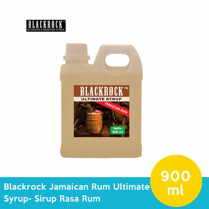 Blackrock Jamaican Rum Ultimate Syrup 900 ml - sirup rasa rum 1