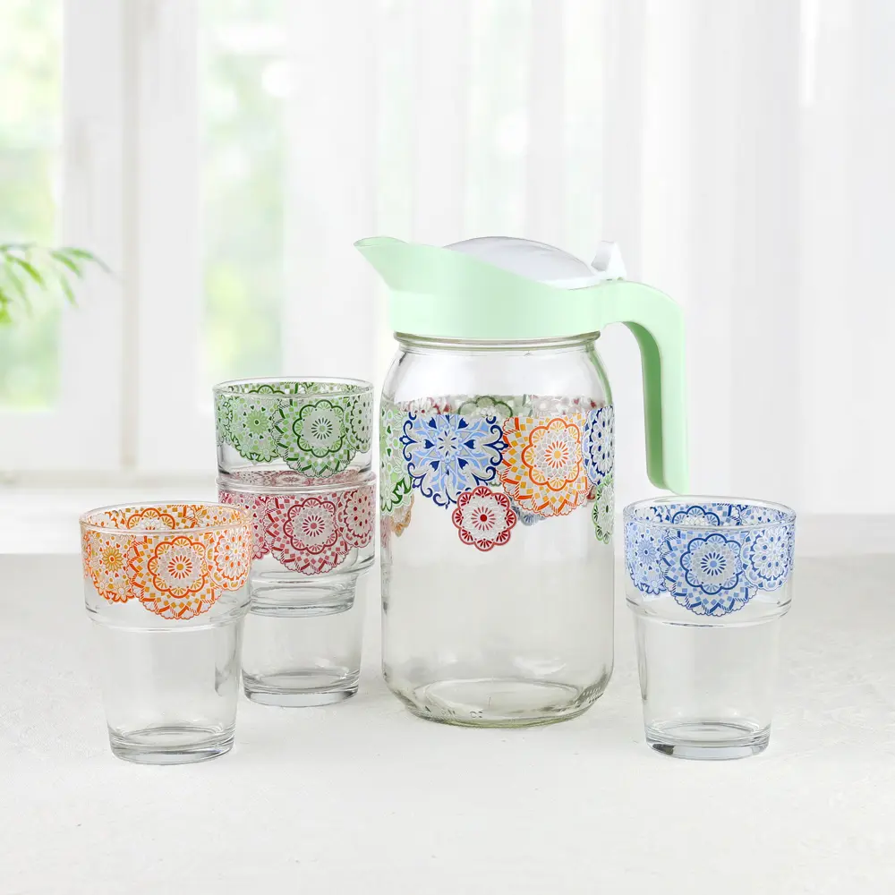 Brighton 5 Pcs Stacking Drink Set Tumpuk Multiwarna GMG8875