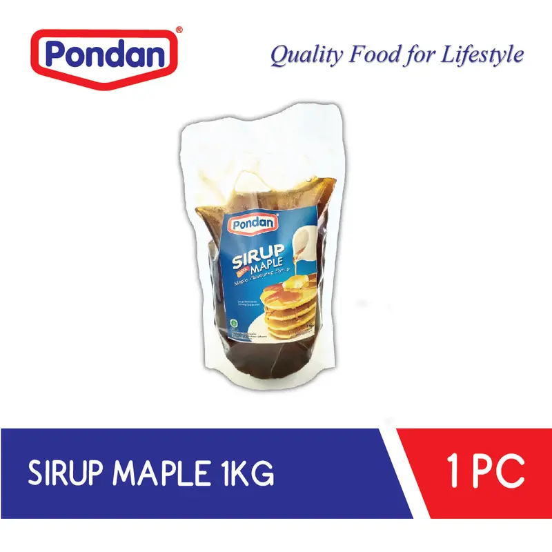 Pondan Sirup Maple 1Kg Sirup pancake waffle 1