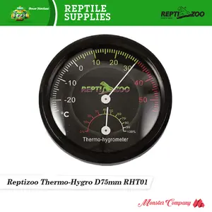 Reptizoo Thermometer Hygrometer with Metal Chip - Pengukur Suhu