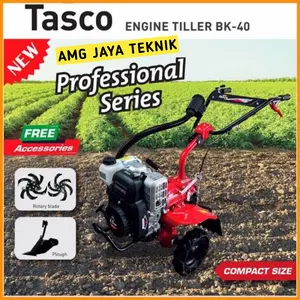 Mesin Traktor Mini Tasco BK-40 Tiller Tanah Kering Dan Basah