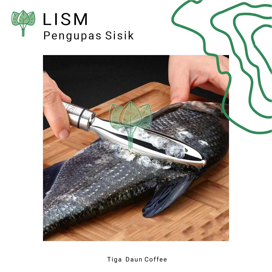 Alat pembersih pengupas sisik ikan stainless - Peeler Sisik Ikan