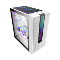 Gambar PCCOOLER PLATINUM LM200 Black White MESH RGB M-ATX Gaming Case - Black dari PCCOOLER Official Store Kota Administrasi Jakarta Pusat 5 Tokopedia