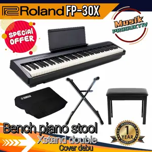 Roland Digital Piano FP30X / FP 30X / FP-30X + Stand, Bangku Original