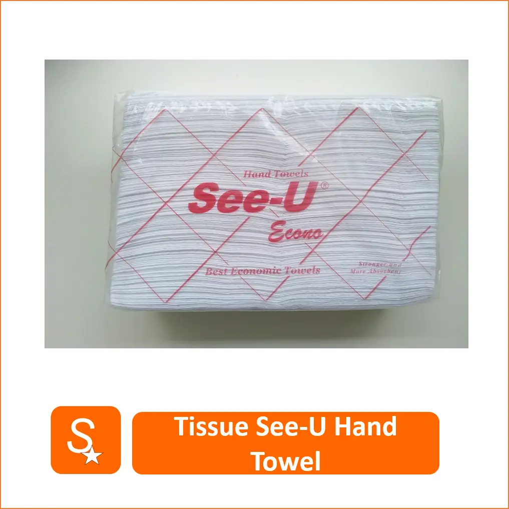 Tisu See U Hand Towel Multifold 150 sheet / Tissue Wastafel Tangan