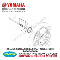 Gambar COLLAR, BOSH AS RODA DEPAN TENGAH LEXI 90387-10858 dari Yamaha Bintang Rejeki Motor Kab. Bandung 3 Tokopedia