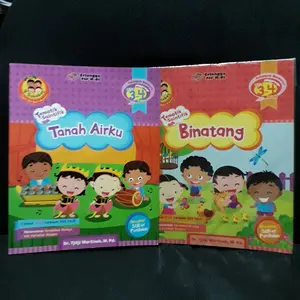 Paket Satuan Tematik Saintifik Usia 3-4 tahun - Erlangga For Kids