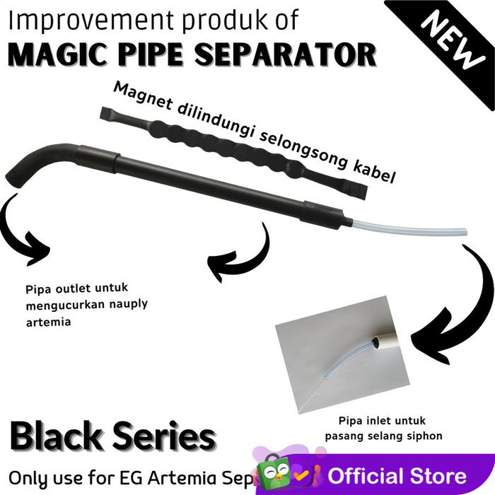 Gambar MAGIC PIPE SEPARATOR ALIR ISI HITAM dari Cupang Guppy Kingdom Kota Tangerang Tokopedia