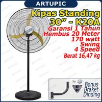 Gambar Kipas STANDING Fan 30 inch merk K20A Kipas Angin Berdiri Standing 30" dari Artupic Peralatan Peternakan Kota Tangerang Selatan 3 Tokopedia