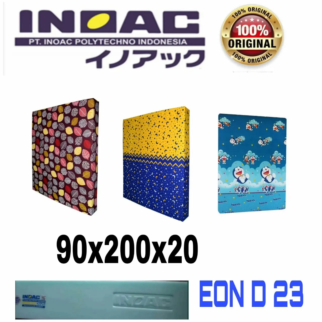 kasur busa inoac eon d 23 uk 90x200x20