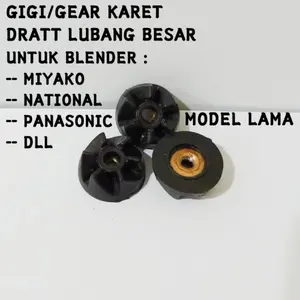 karet gigi blender lubang besar miyako dan lainya