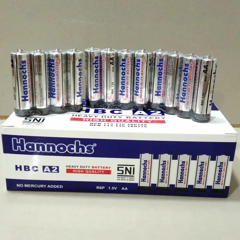 Batrai hannochs HBC A2 abc super power r6p 1.5v AA