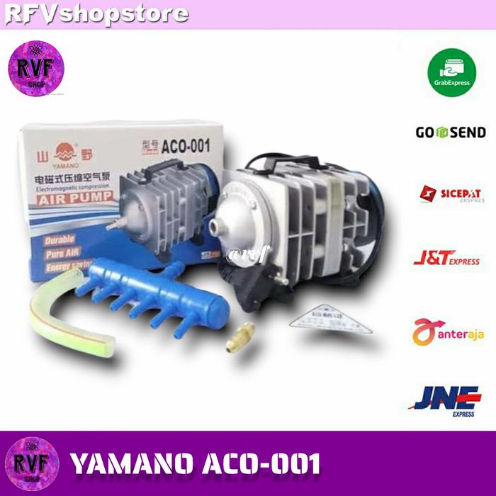 Gambar Yamano aco001 aco 001 mesin gelembung udara aerator kolam aquarium ya dari RVF SHOPSTORE Kota Depok Tokopedia