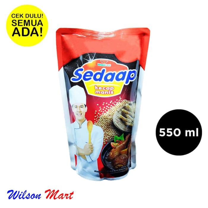 Gambar SEDAAP KECAP MANIS 550 ML REFILL dari Wilson Mart Kota Administrasi Jakarta Barat Tokopedia