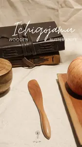 Wooden Butter Knife. Pisau Kayu. Pisau Mentaga. Pisau Selai