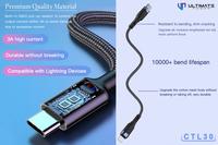 Gambar Ultimate Power Data Cable Type-C to Lightning PD 20W 30CM Fast Chargin dari Ori aksesoris 1 Kota Administrasi Jakarta Pusat 4 Tokopedia