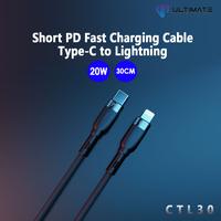 Gambar Ultimate Power Data Cable Type-C to Lightning PD 20W 30CM Fast Chargin dari Ori aksesoris 1 Kota Administrasi Jakarta Pusat 1 Tokopedia