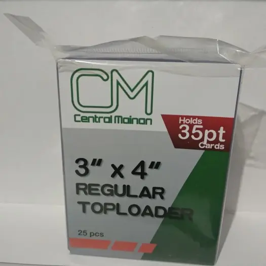 Toploader CM 3" x 4" Central Mainan Pack TCG Card Defender Regular