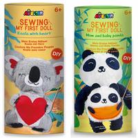 Gambar Avenir Sewing Doll Boneka Panda with Baby Mainan Kreatif Menjahit Anak dari Mishana Shop Kab. Tangerang 5 Tokopedia