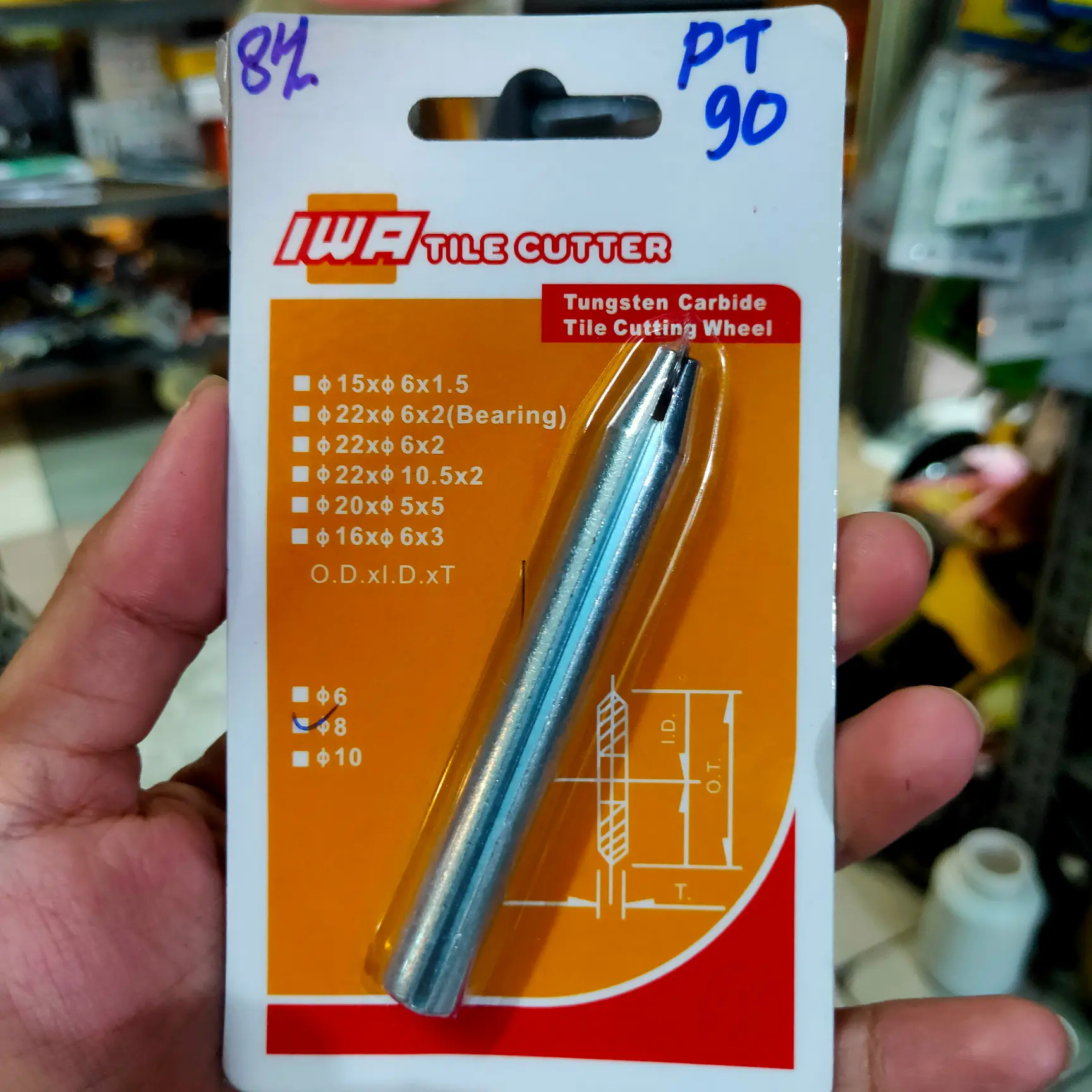 mata potong keramik 8mm untuk alat potong keramik rubi