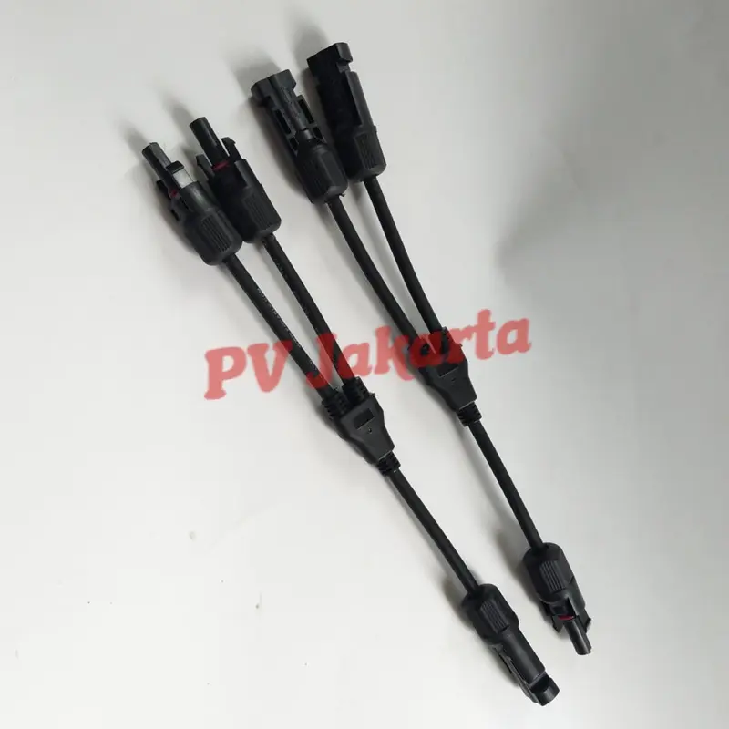 MC4 Connector Y2 Cabang 2 in 1 Paralel Konektor MC4 Cabang 2in1 Solar 2