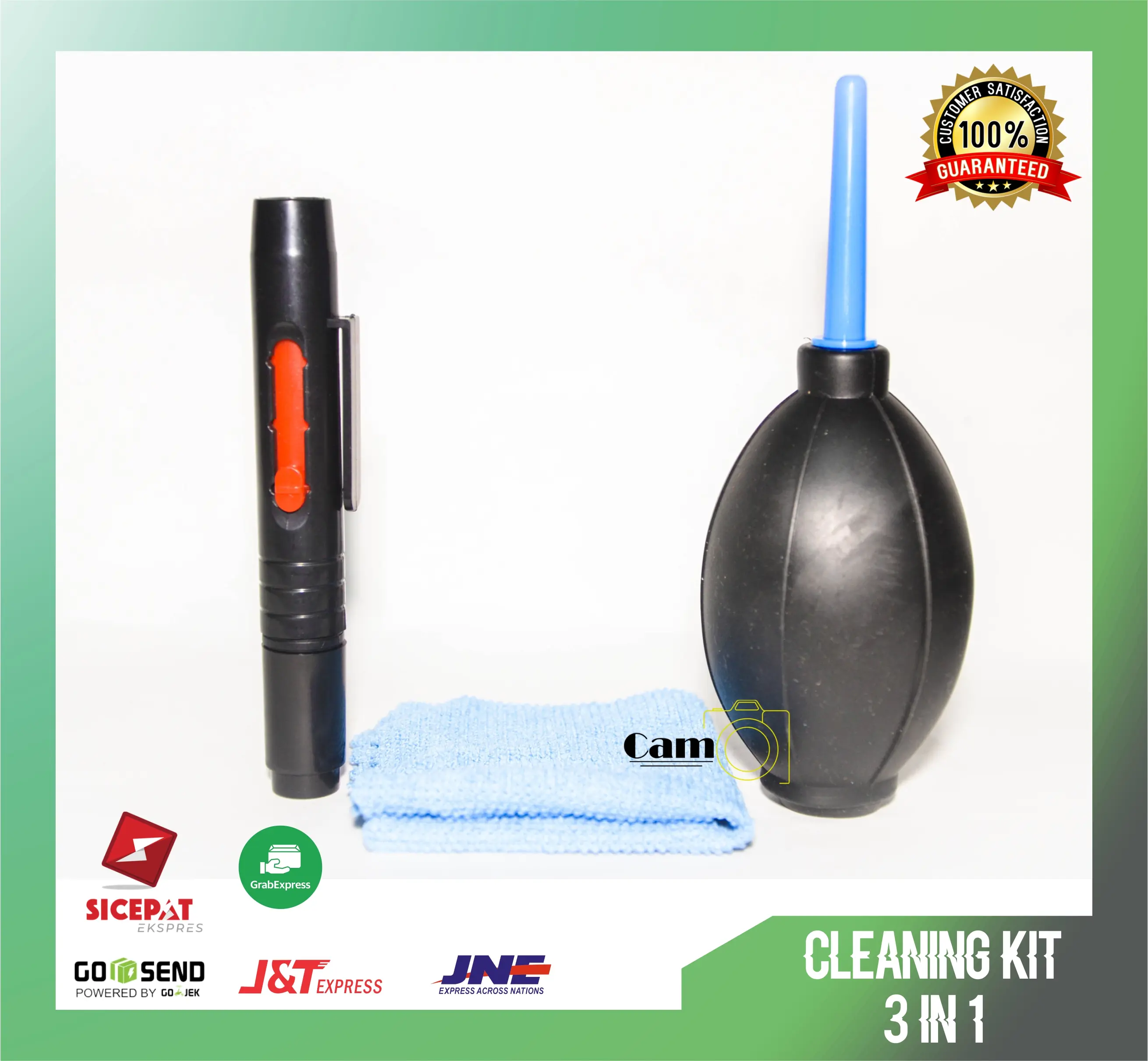 cleaning kit 3 in 1 pembersih lensa kamera
